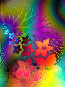 Flora abstract Free illustrations