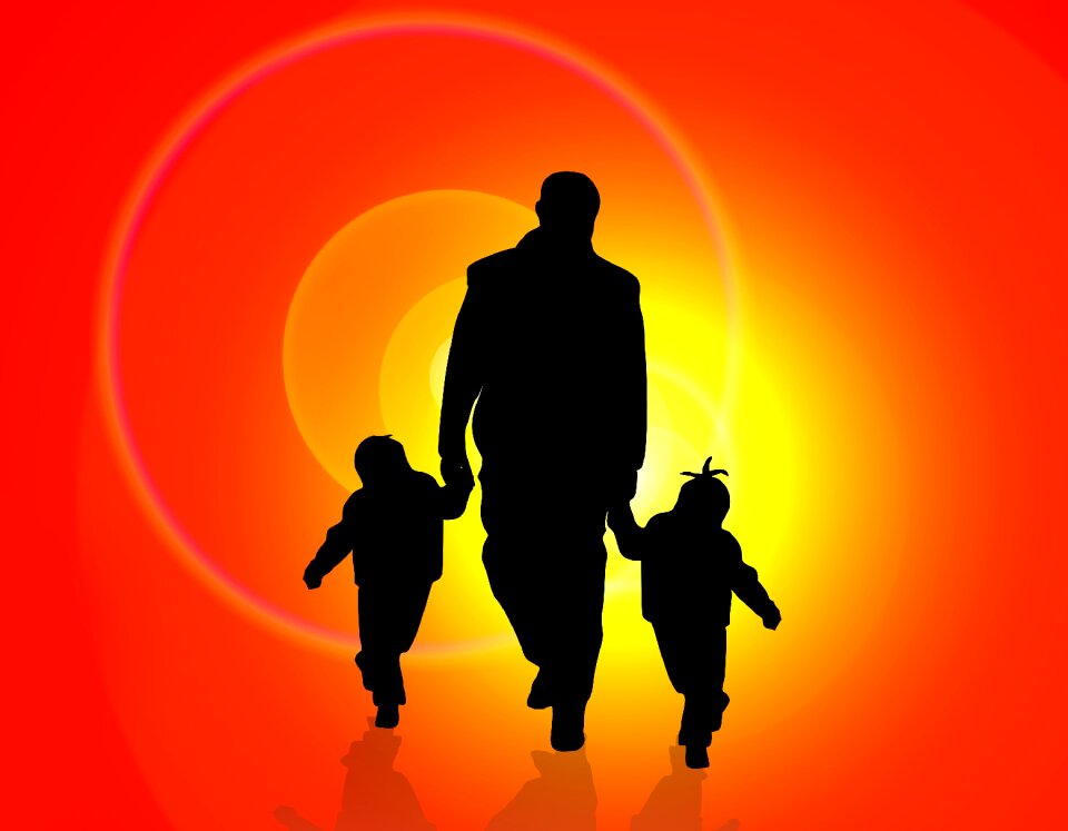 A single parent education father