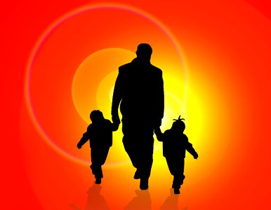 A single parent education father