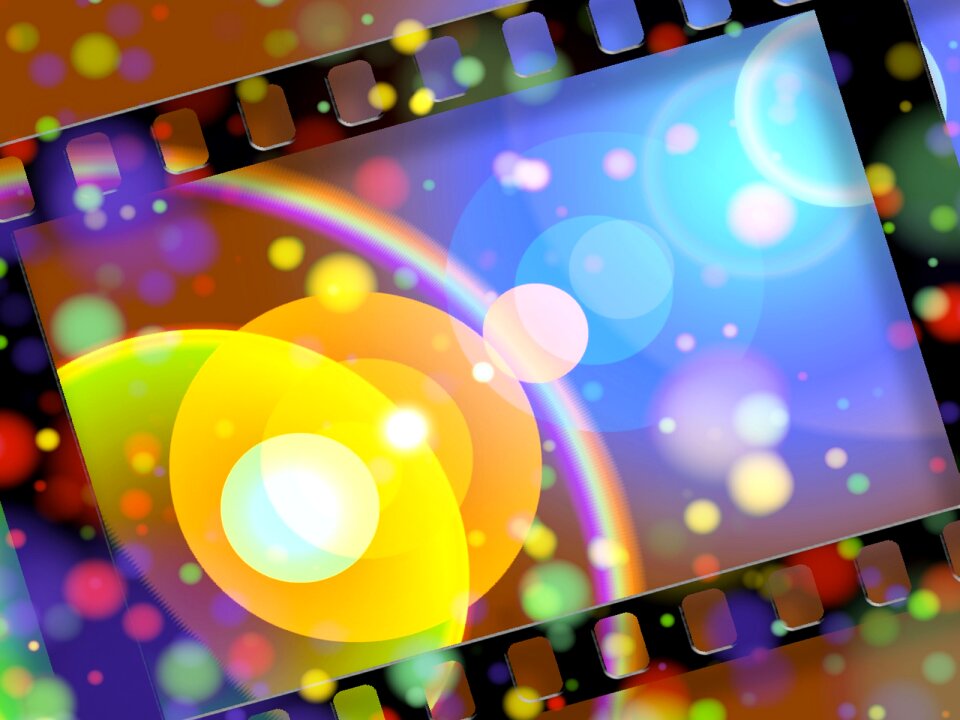 Cinema presentation kleinbild film
