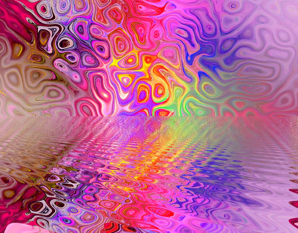Color abstract structure