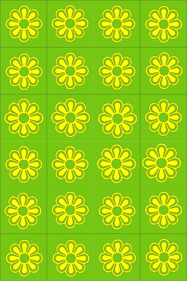 Green yellow design