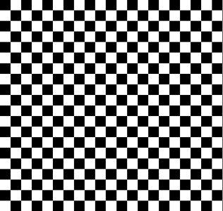 Black white checkered