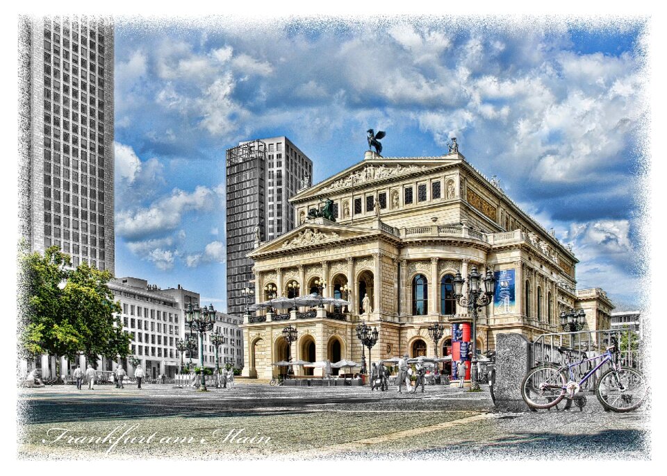 Frankfurt photomontage draw
