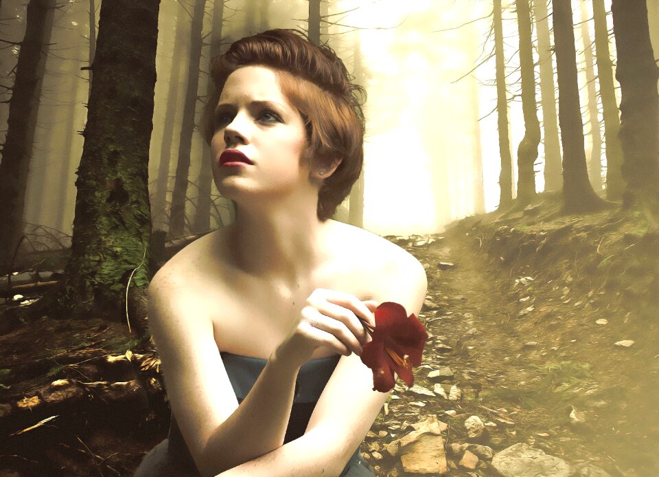 Portrait dream woman portrait