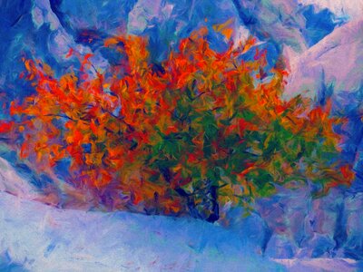 Brush art artistic