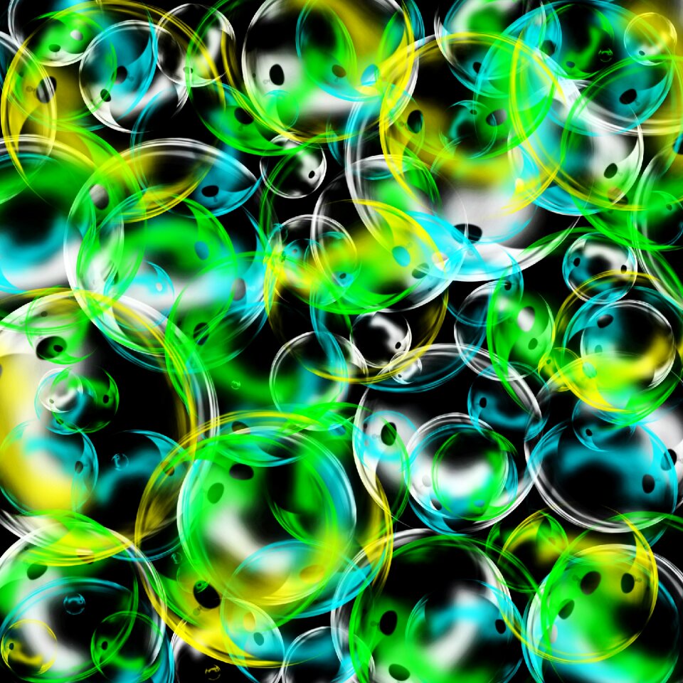 Blue yellow green