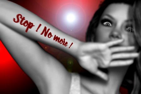 Assault and battery rape distress