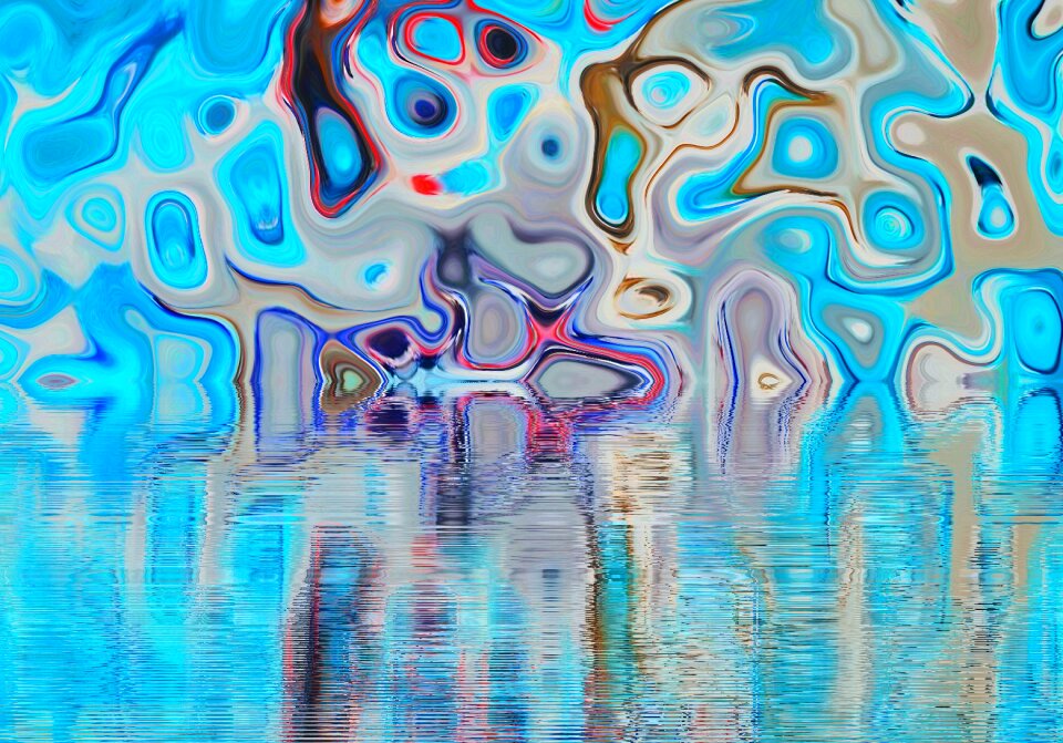 Pattern abstract mirroring