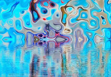 Pattern abstract mirroring