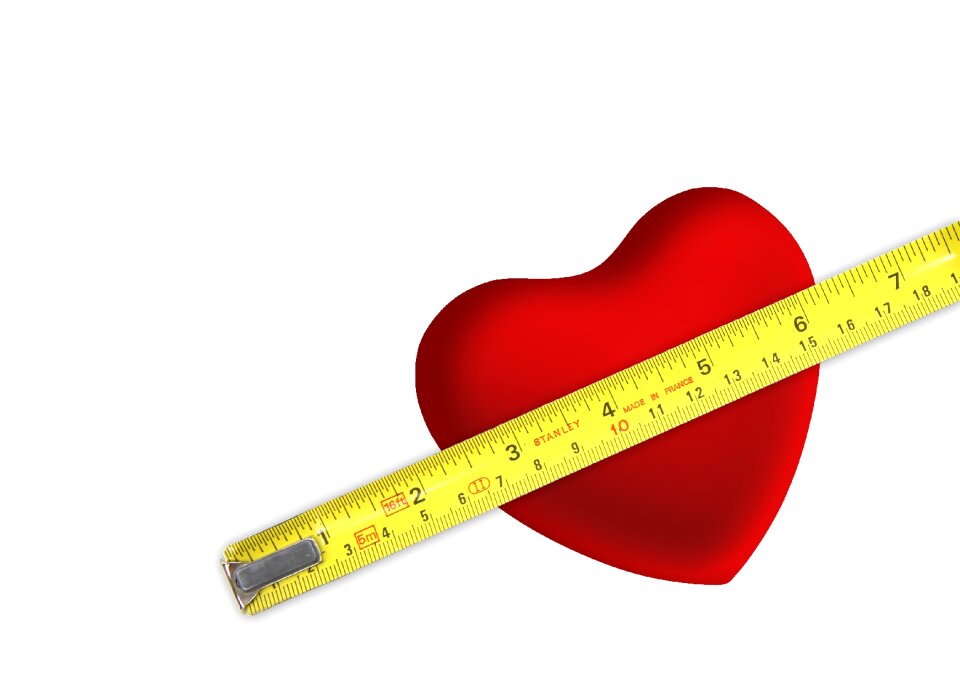 Measure heart love
