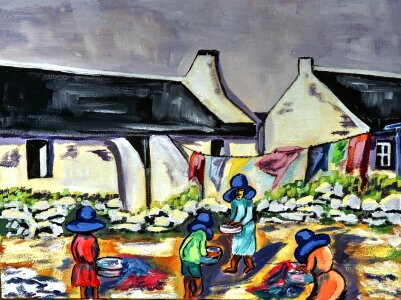 Brush strokes canvas Free illustrations