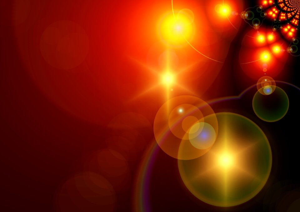 Shining luminosity abstract
