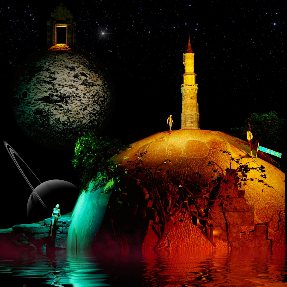 Moon universe space travel