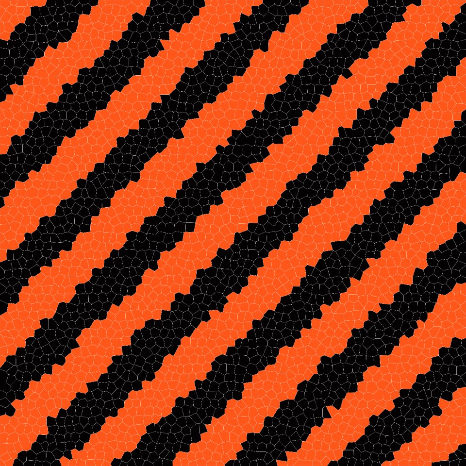 Black orange pattern