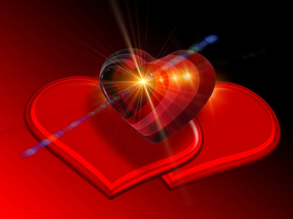 Valentine's day greeting card Free illustrations