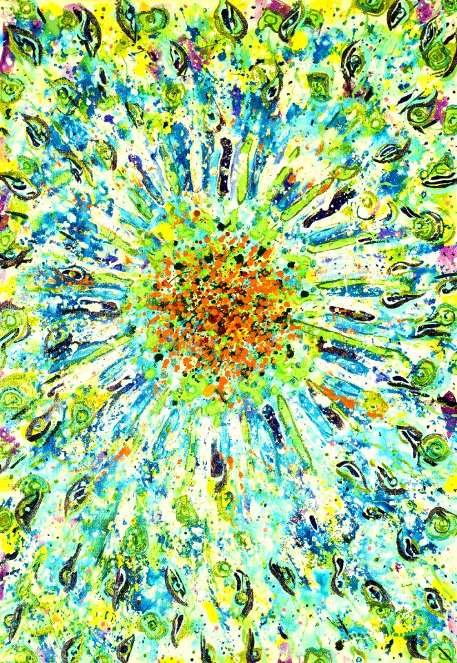Canvas artwork bright