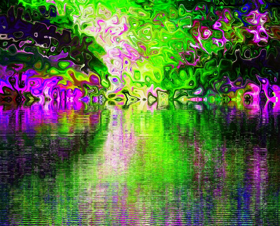 Pattern abstract mirroring