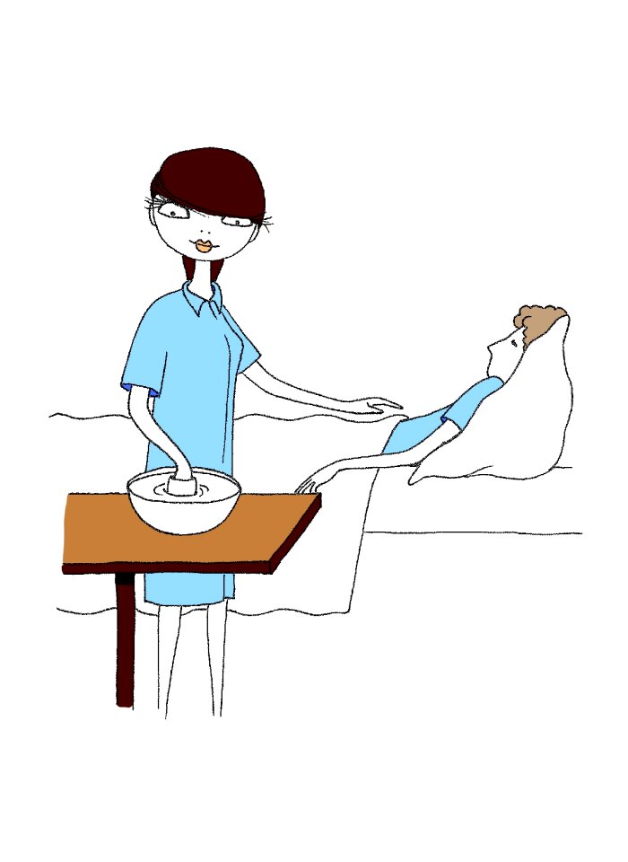 Care toilet bed