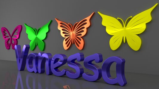 3d name Free illustrations