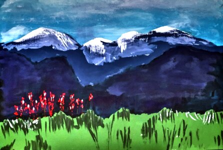 Canvas brush strokes Free illustrations