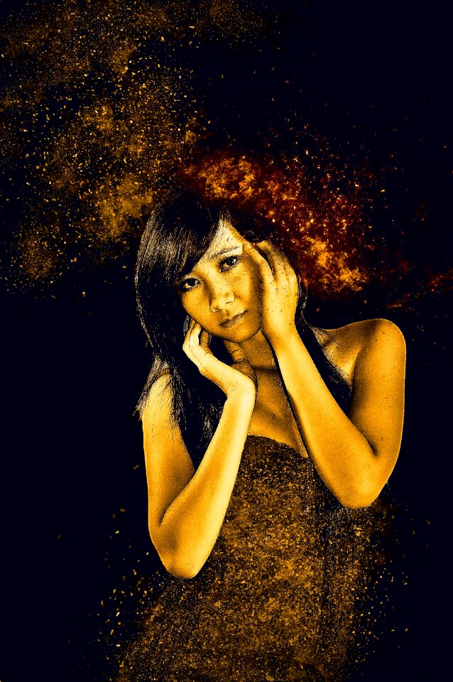 Beautiful female human