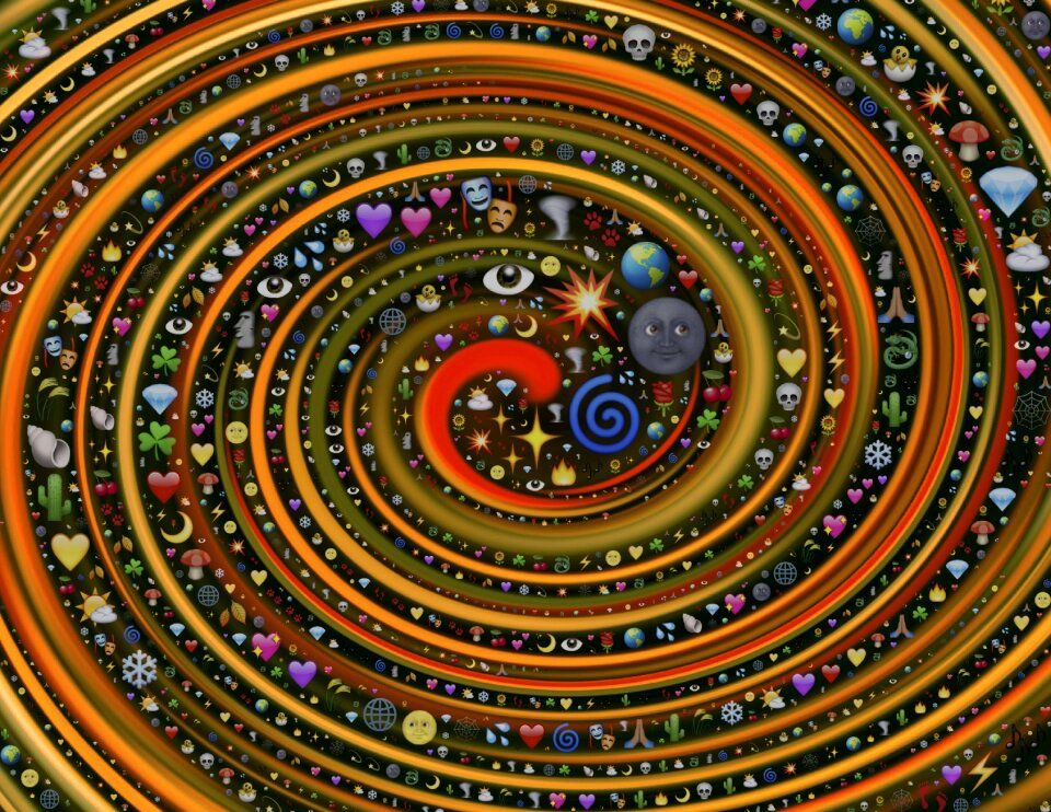 Cyclone motion spiral