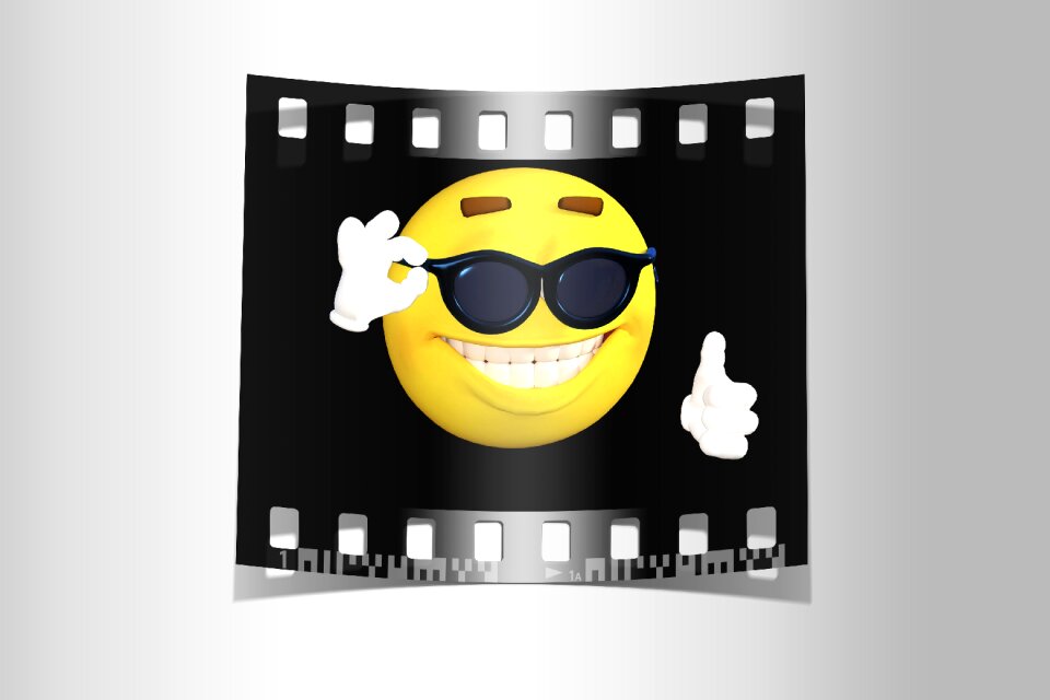 Smiley cheerful emotion