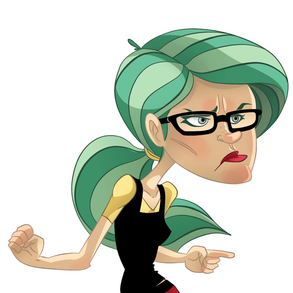 Character mad glasses