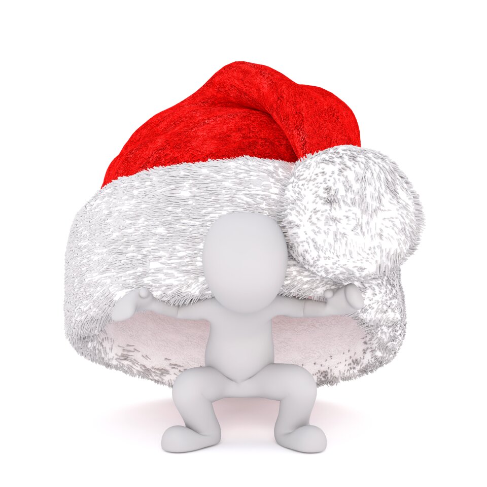 3d santa hat christmas santa hat
