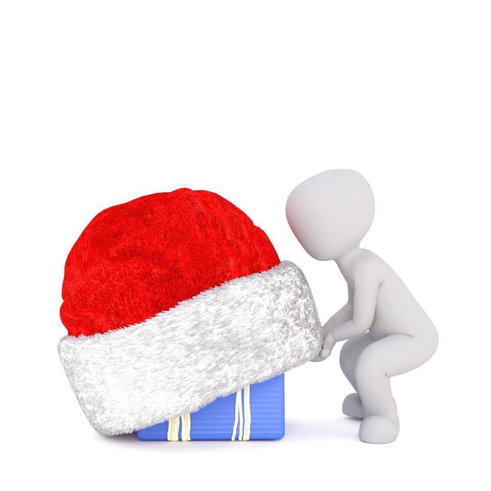 3d santa hat christmas santa hat