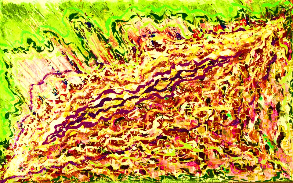 Canvas artwork bright