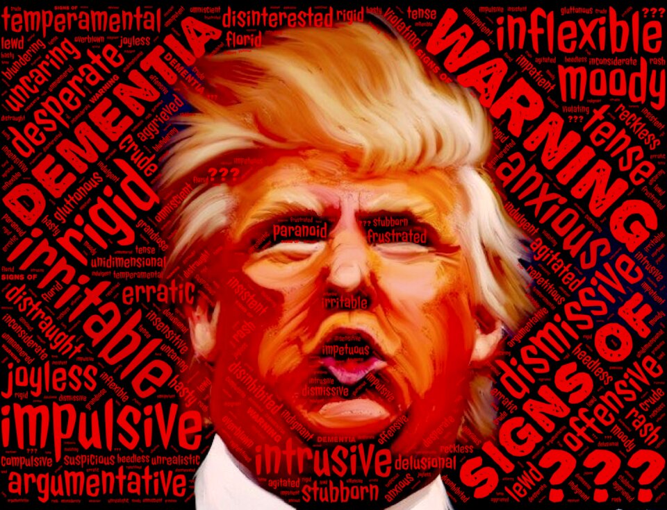 Donald trump alzheimers senile