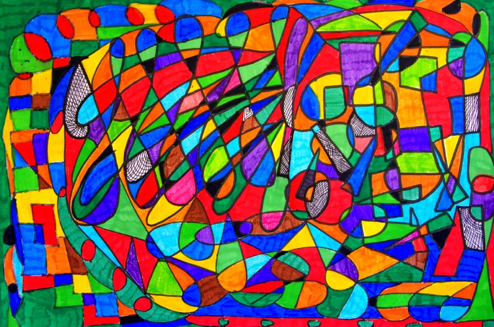 Felt pens colourful Free illustrations