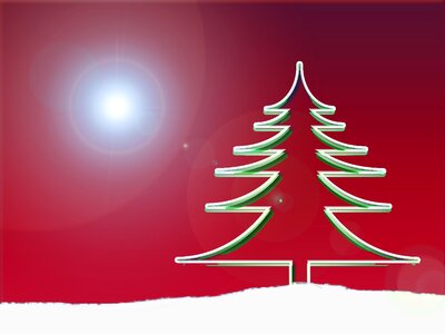 Advent christmas fir tree