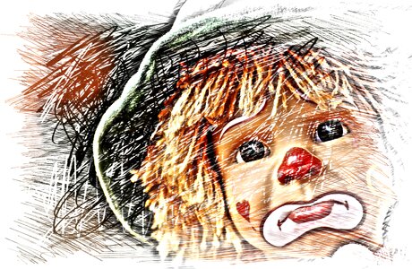 Drawing greeting card colorful