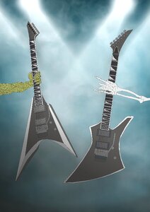 Rock metal scene