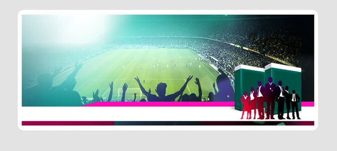 Banner people fans