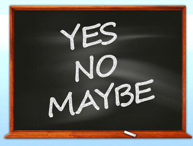 Check mark board flipchart