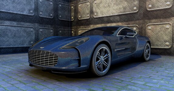 Sports car auto automobile
