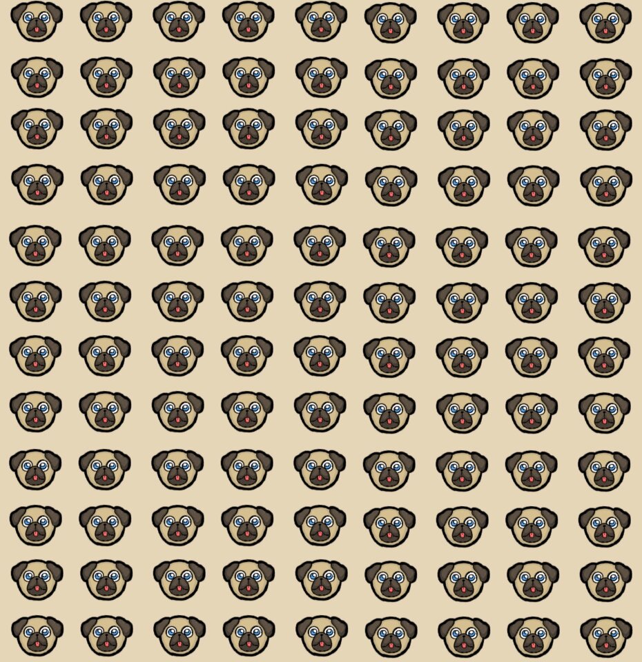 Pup graphic wallpaper