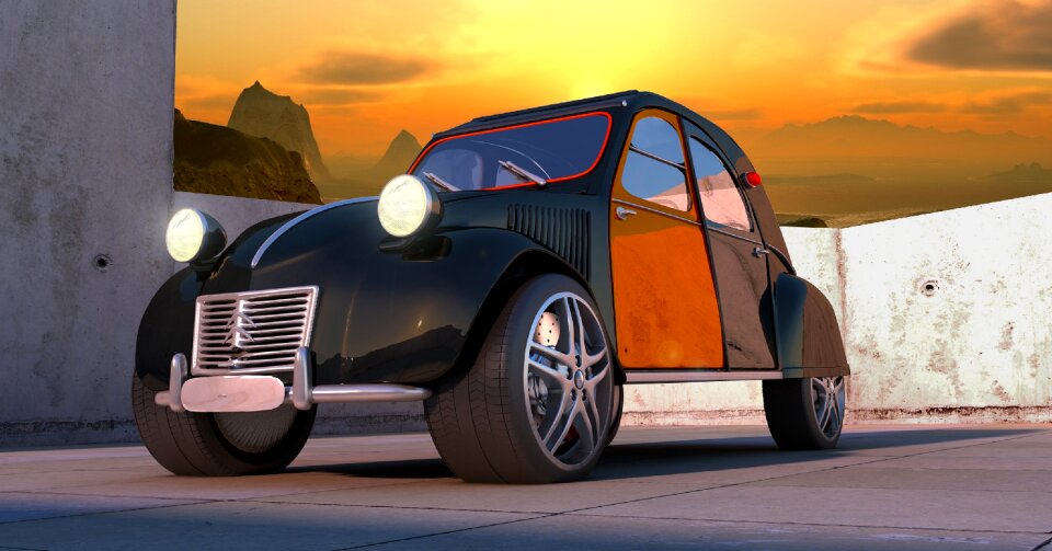 Citroën 2cv super sport duck