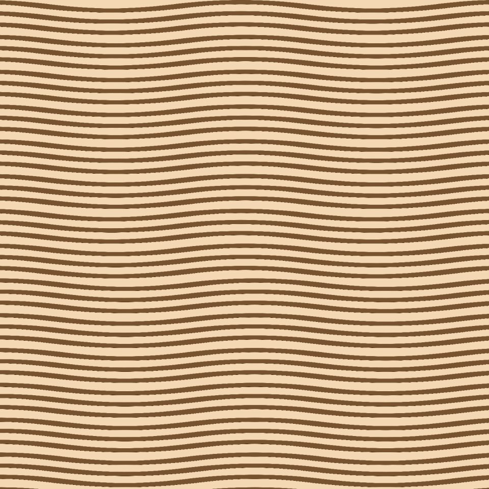 Wave stripes beige