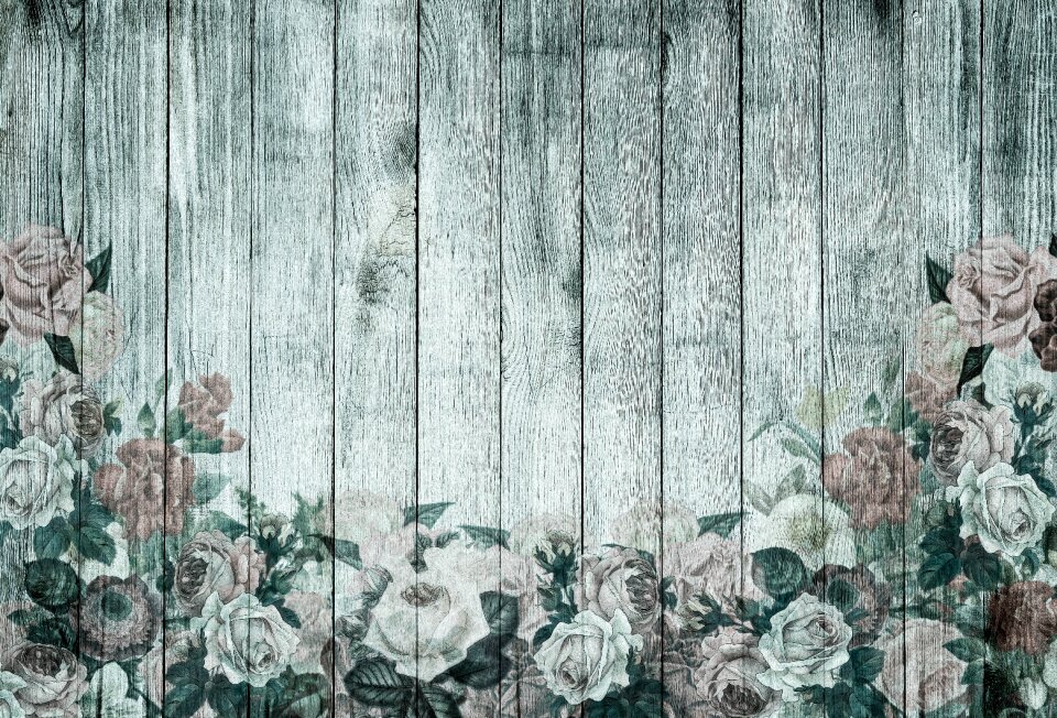 Wood background romantic