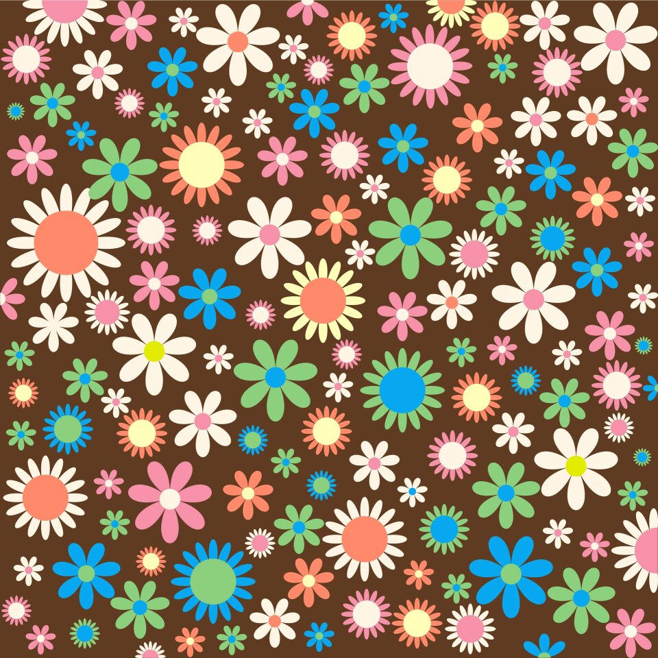 Retro funky wallpaper