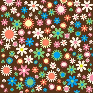 Retro funky wallpaper