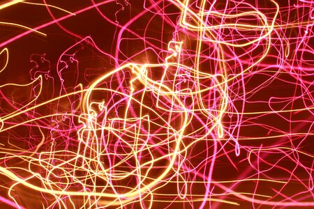 Pink new year's day long exposure