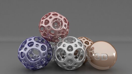 Metal 3d Free illustrations