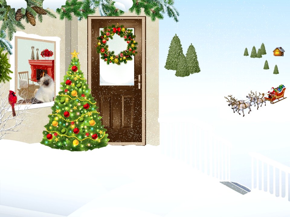 Landscape crown christmas