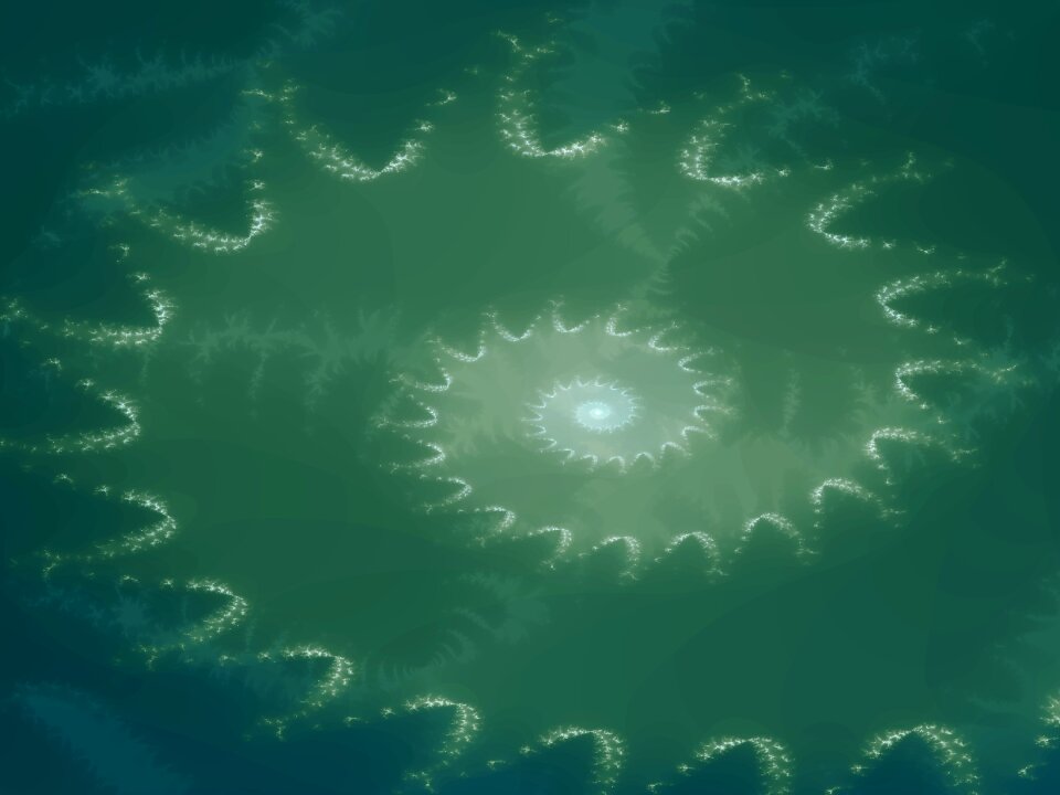 Abstract nautilus pattern